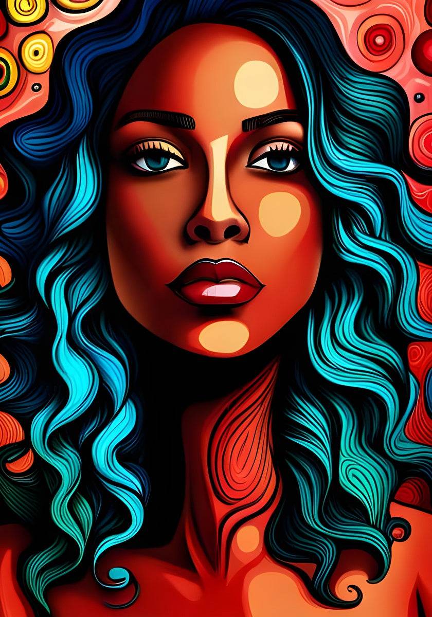 Blart13 - Contemporary-Pop-Art-Vibrant-Psychedelic - Esmonbijouart