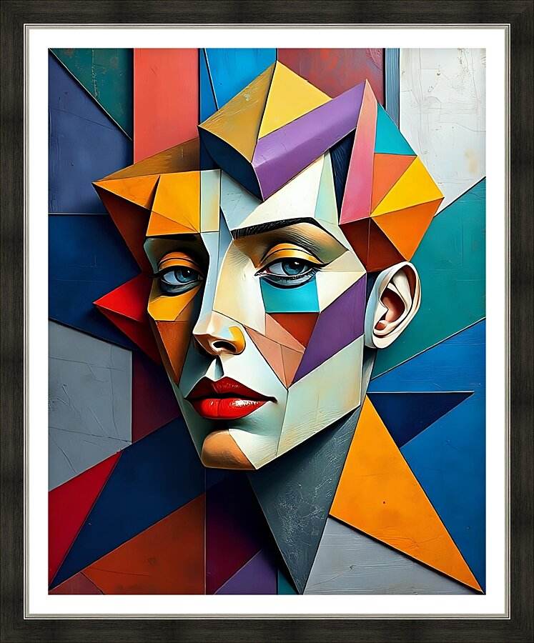 Cubism Art 14 - Cubist-Geometric-Vibrant-Expressive - Esmonbijouart