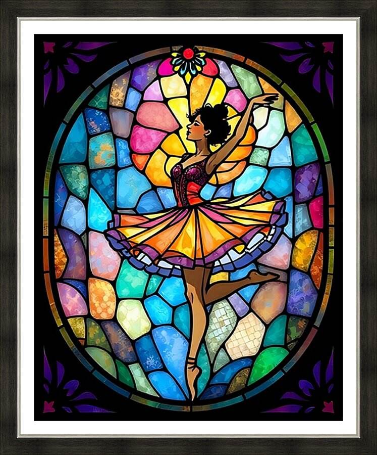 Ballerina 10 - Stained-Glass-Divine-Elegant - Esmonbijouart