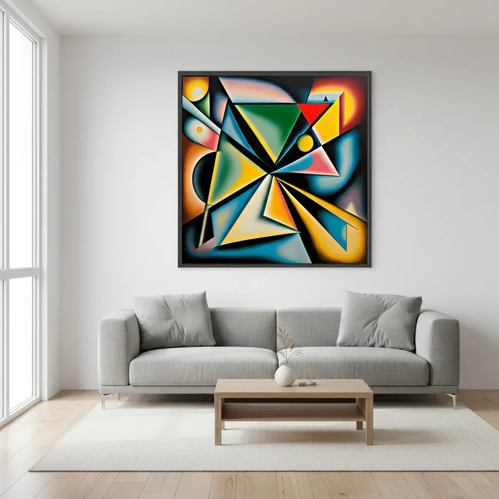 Geometric - Abstract-Cubist-Dynamic-Bold-Vibrant - Esmonbijouart