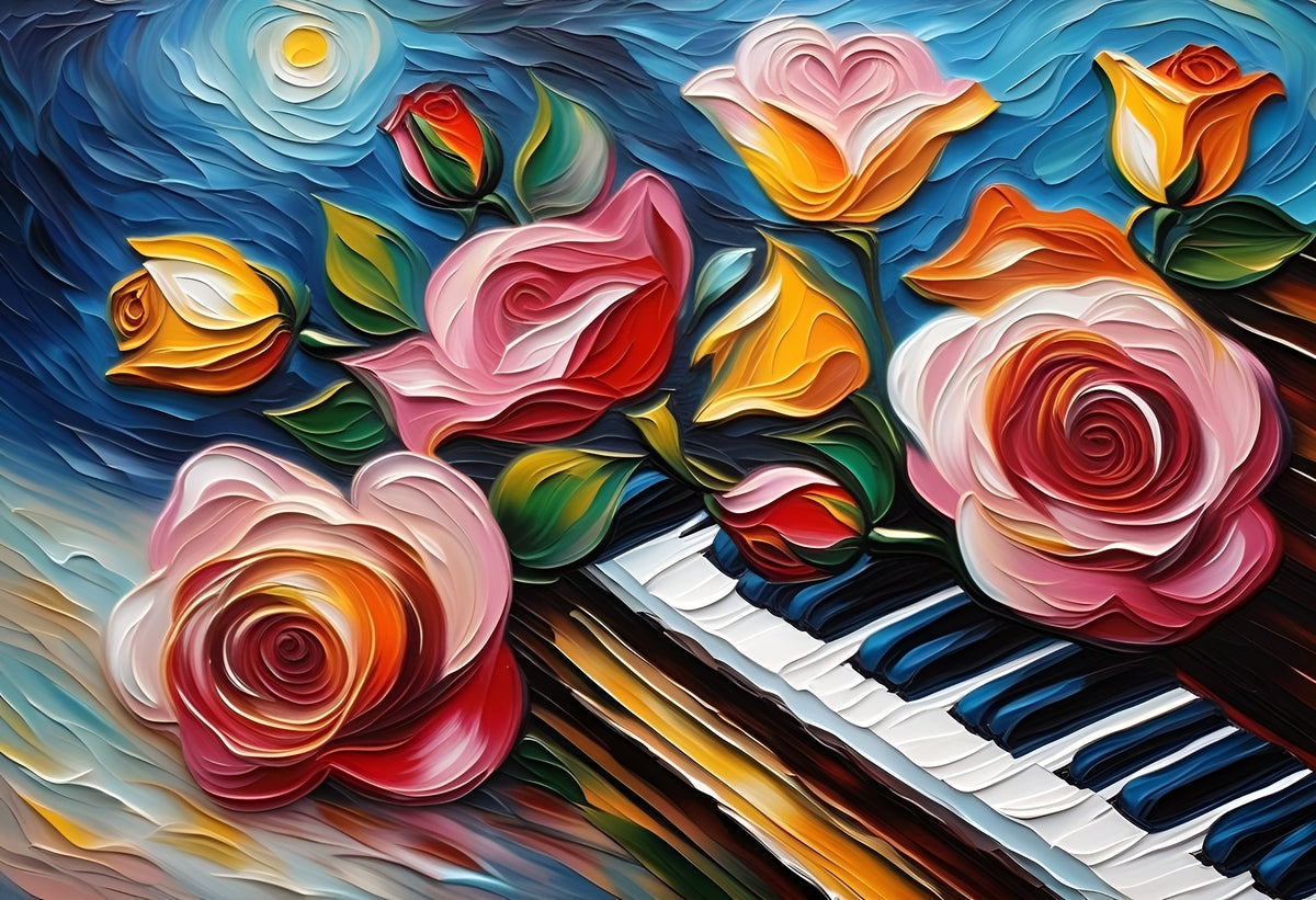 Rose and Piano 2