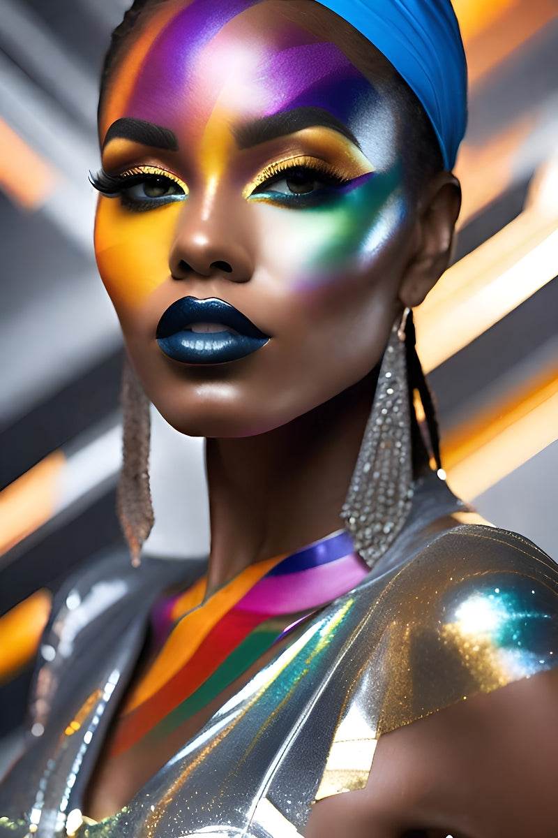 The World Of Face Art 9 - Contemporary-Beauty-Art-Futuristic-Glamour - Esmonbijouart 