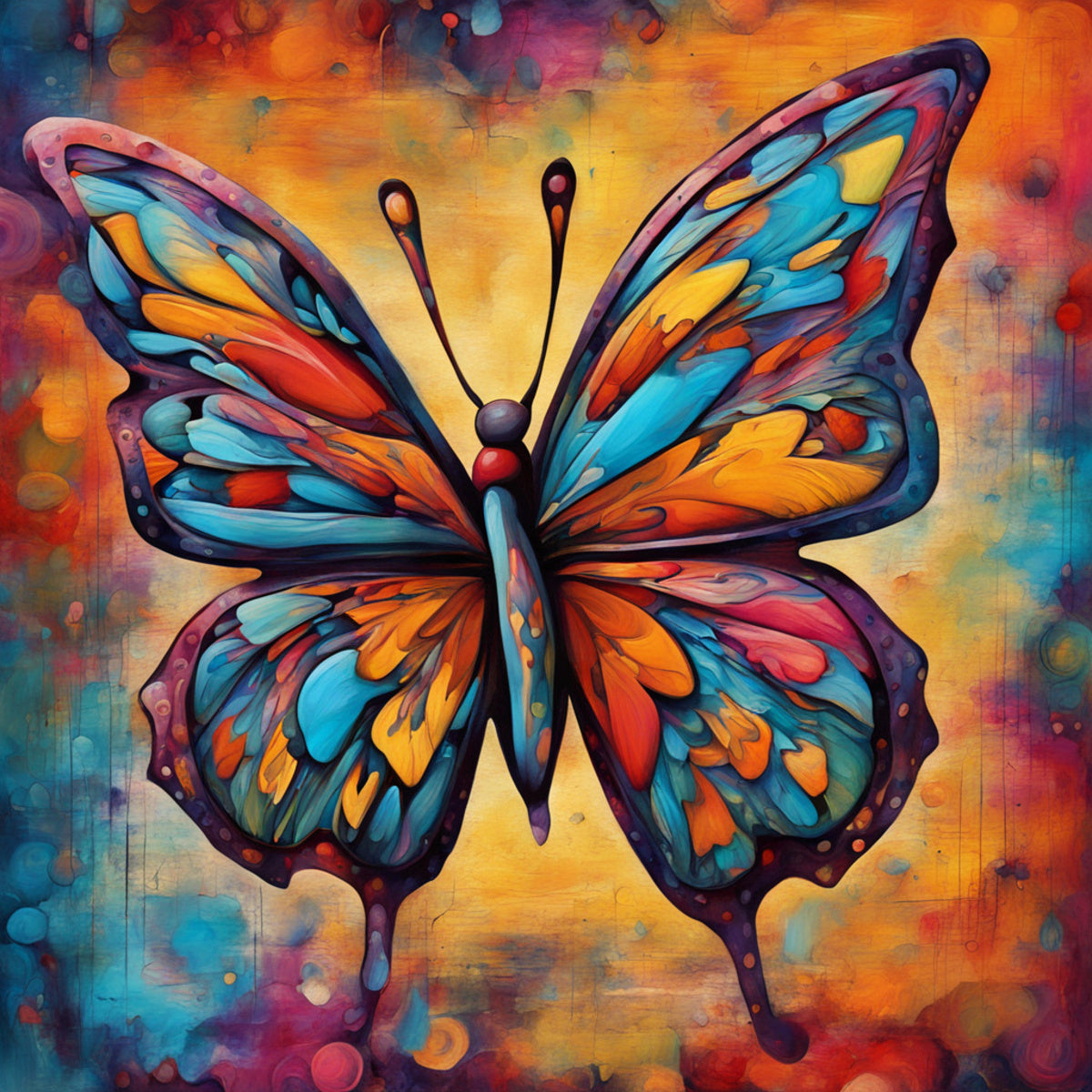 Vivid Butterfly Art 3