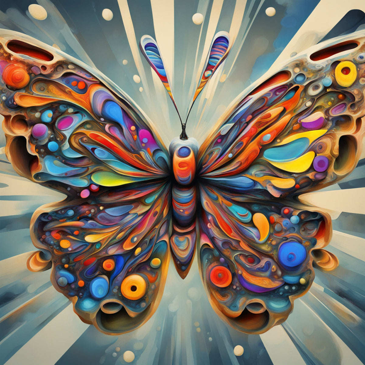 Vivid Butterfly Art 4