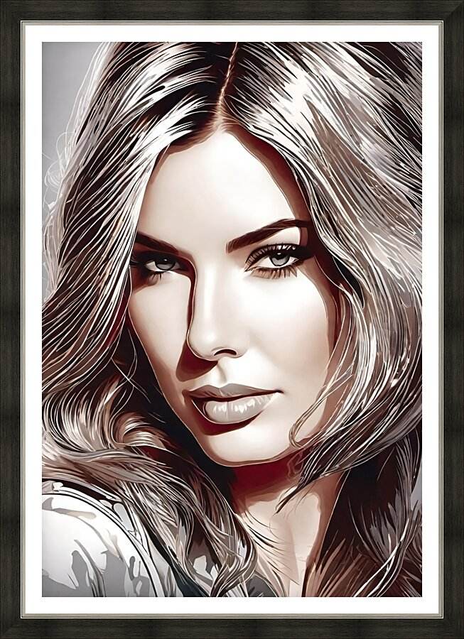Stylish And Chic 83 - Digital-Art-Contemporary-Portrait-Elegant - Esmonbijouart 