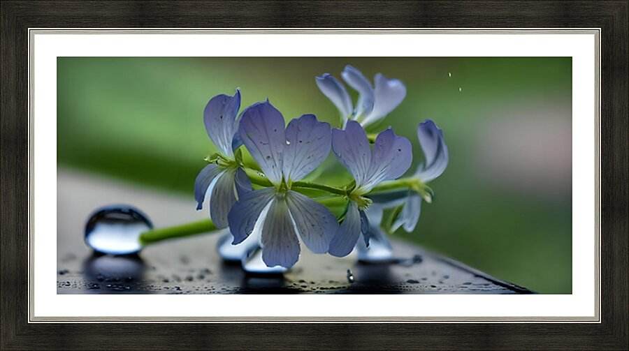 Silent Bloom In Rainlight 3 - Contemporary-Nature-Photography-Zen-Minimalist - Esmonbijouart 