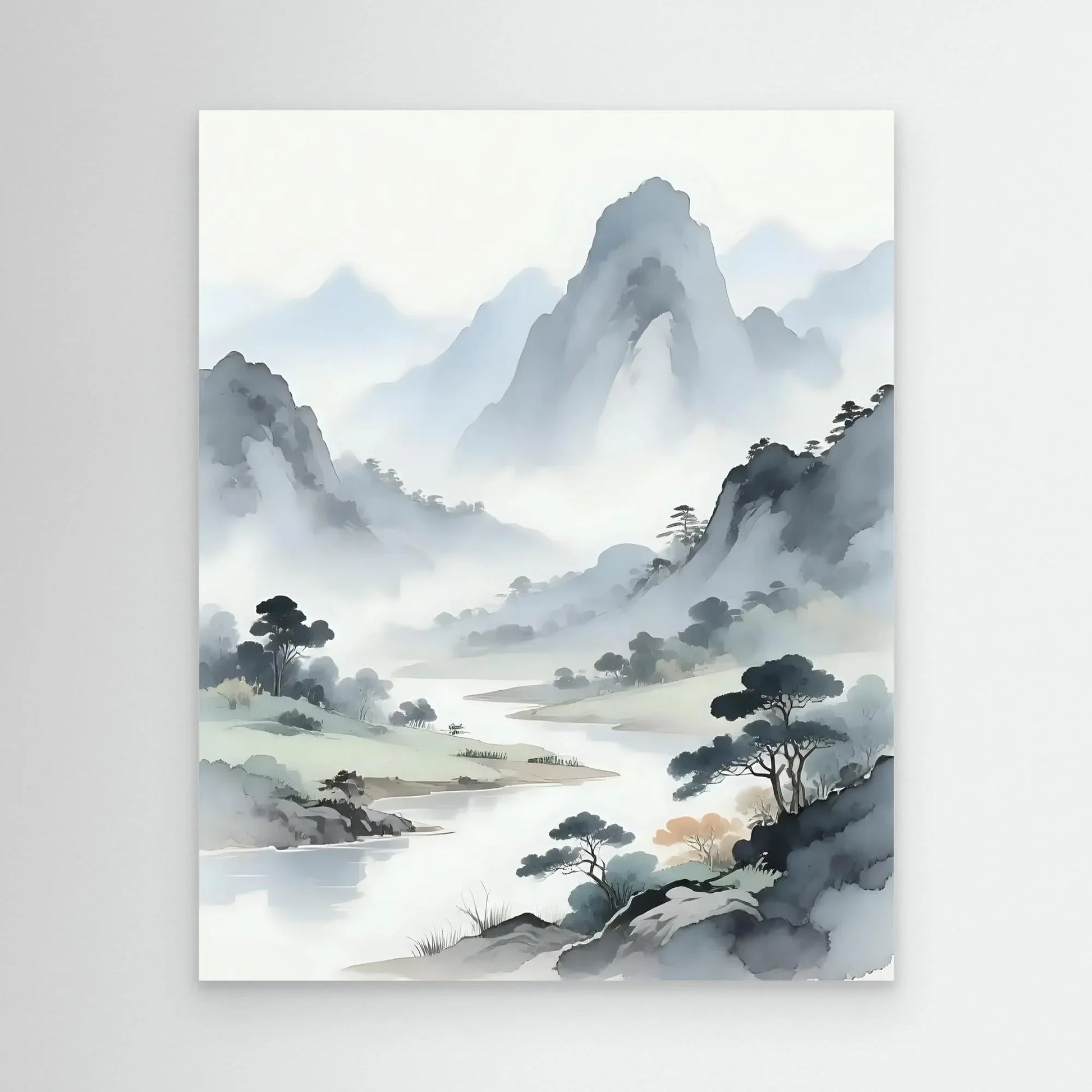 Misty Mountain Landscape - Esmonbijouart 