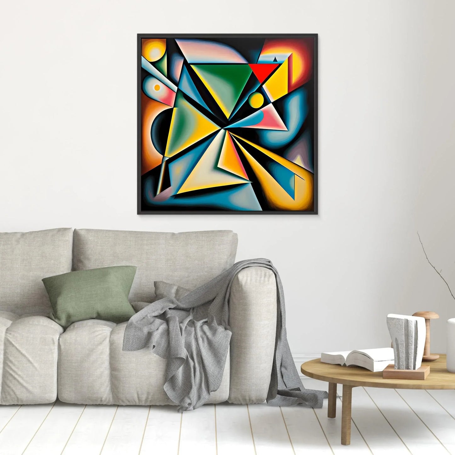 Geometric - Abstract-Cubist-Dynamic-Bold-Vibrant - Esmonbijouart 