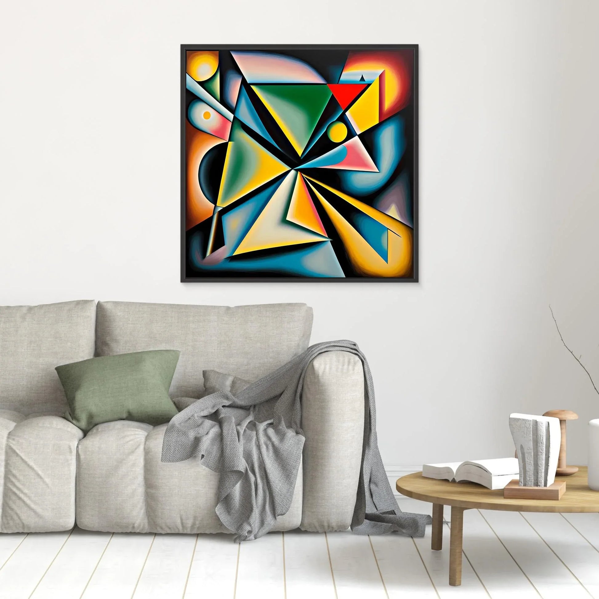 Geometric - Abstract-Cubist-Dynamic-Bold-Vibrant - Esmonbijouart 