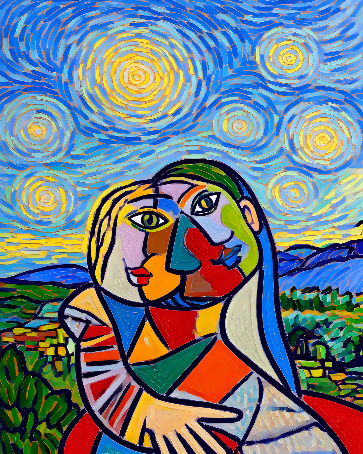 Starry Night Fusion - Digital Download
