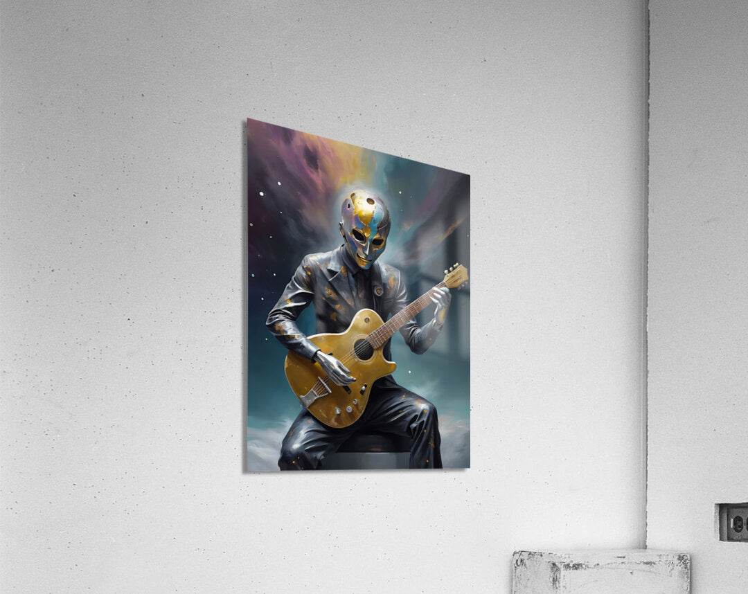 Guitar Ghost 5 - Contemporary-Dark-Fantasy-Art-Cosmic-Supernatural - Esmonbijouart 