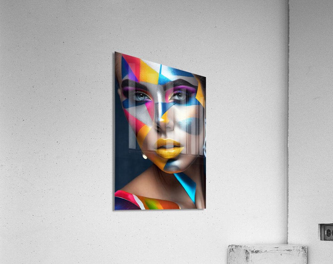 The World Of Face Art 19 - Contemporary-Digital-Art-Colorful - Esmonbijouart 