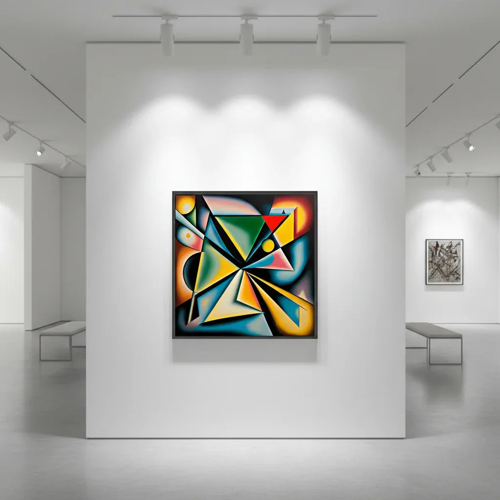 Geometric - Abstract-Cubist-Dynamic-Bold-Vibrant - Esmonbijouart 