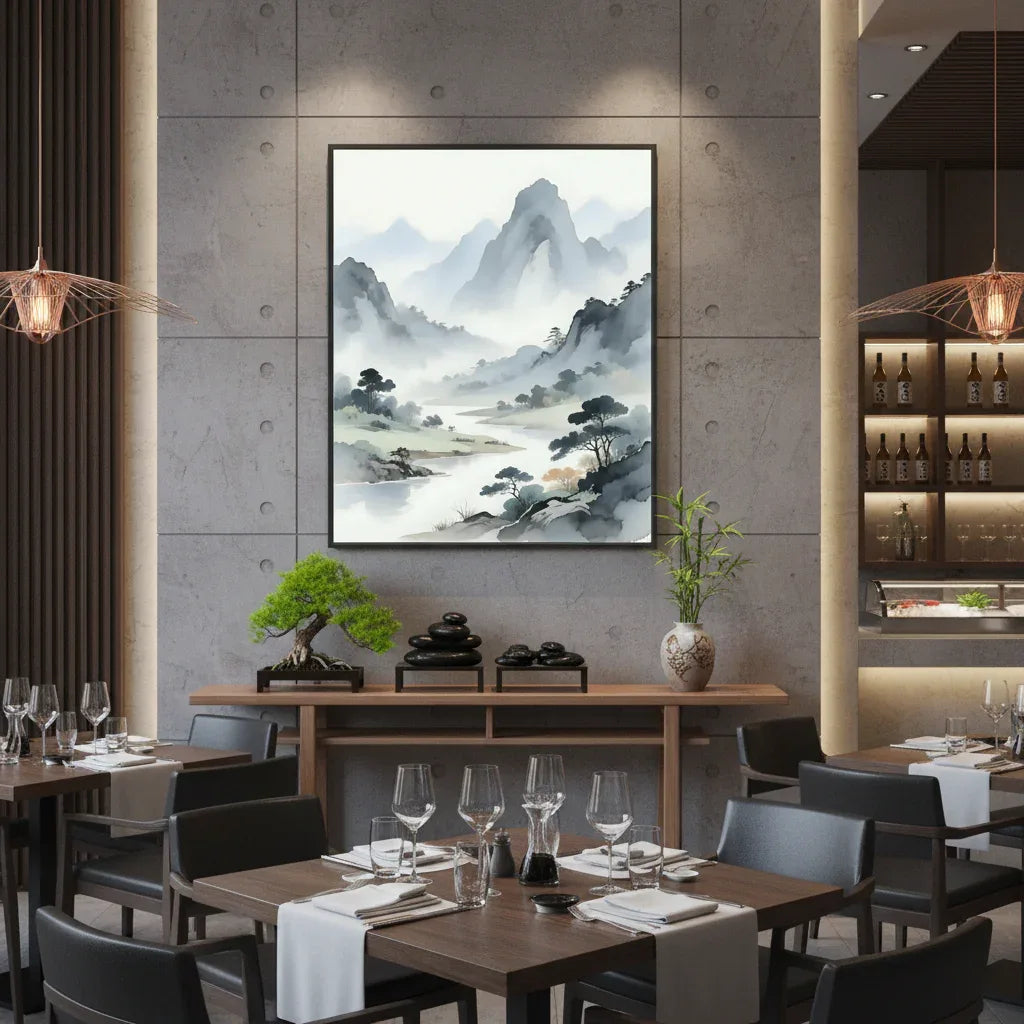 Misty Mountain Landscape - Esmonbijouart 