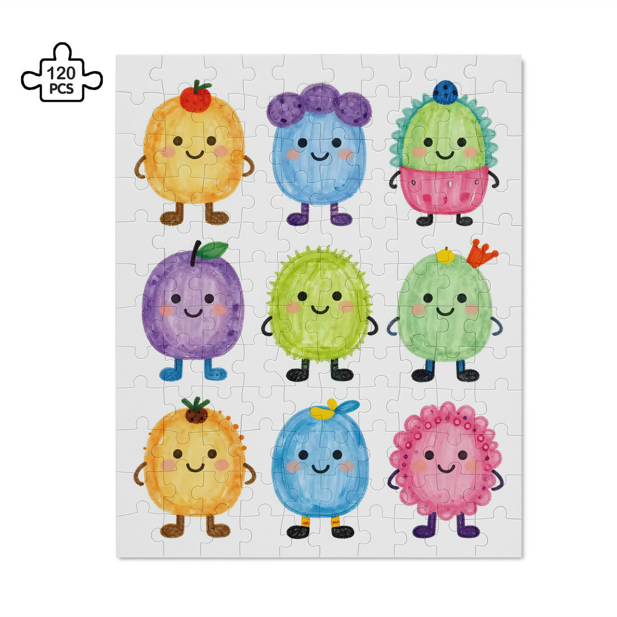 Colorful Cartoon Fruit Characters