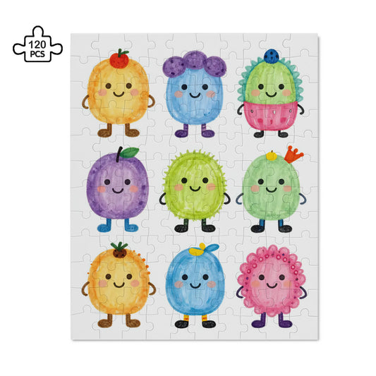 Colorful Cartoon Fruit Characters