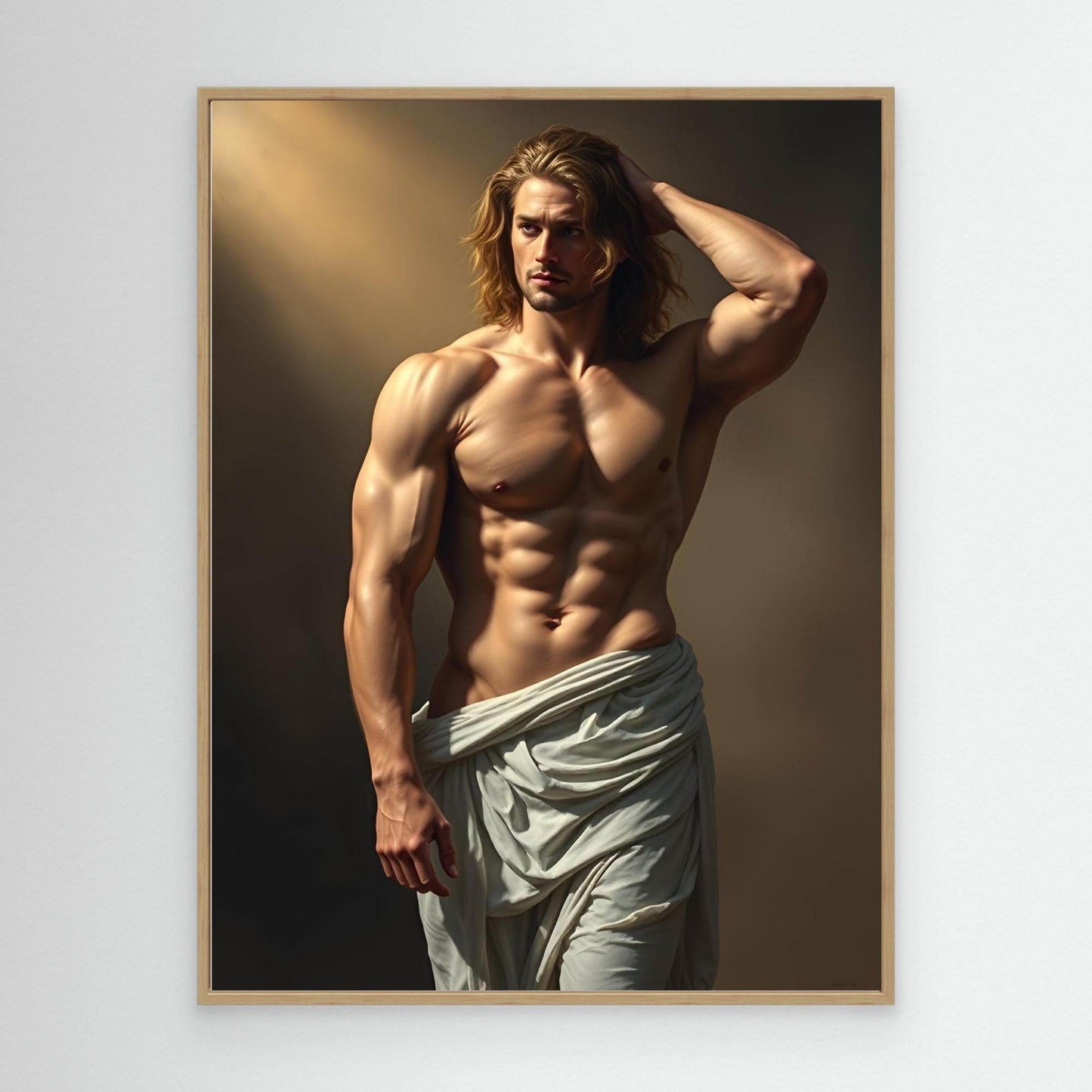 The Godform Series 4 - Classical-Realism-Divine-Masculine-Portrait - Esmonbijouart 