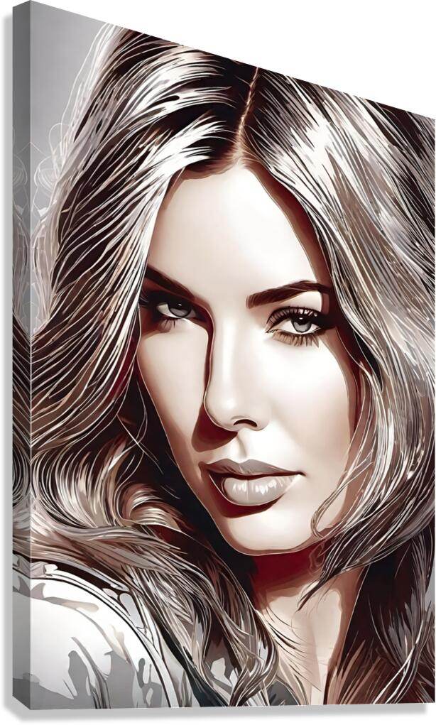 Stylish And Chic 83 - Digital-Art-Contemporary-Portrait-Elegant - Esmonbijouart 
