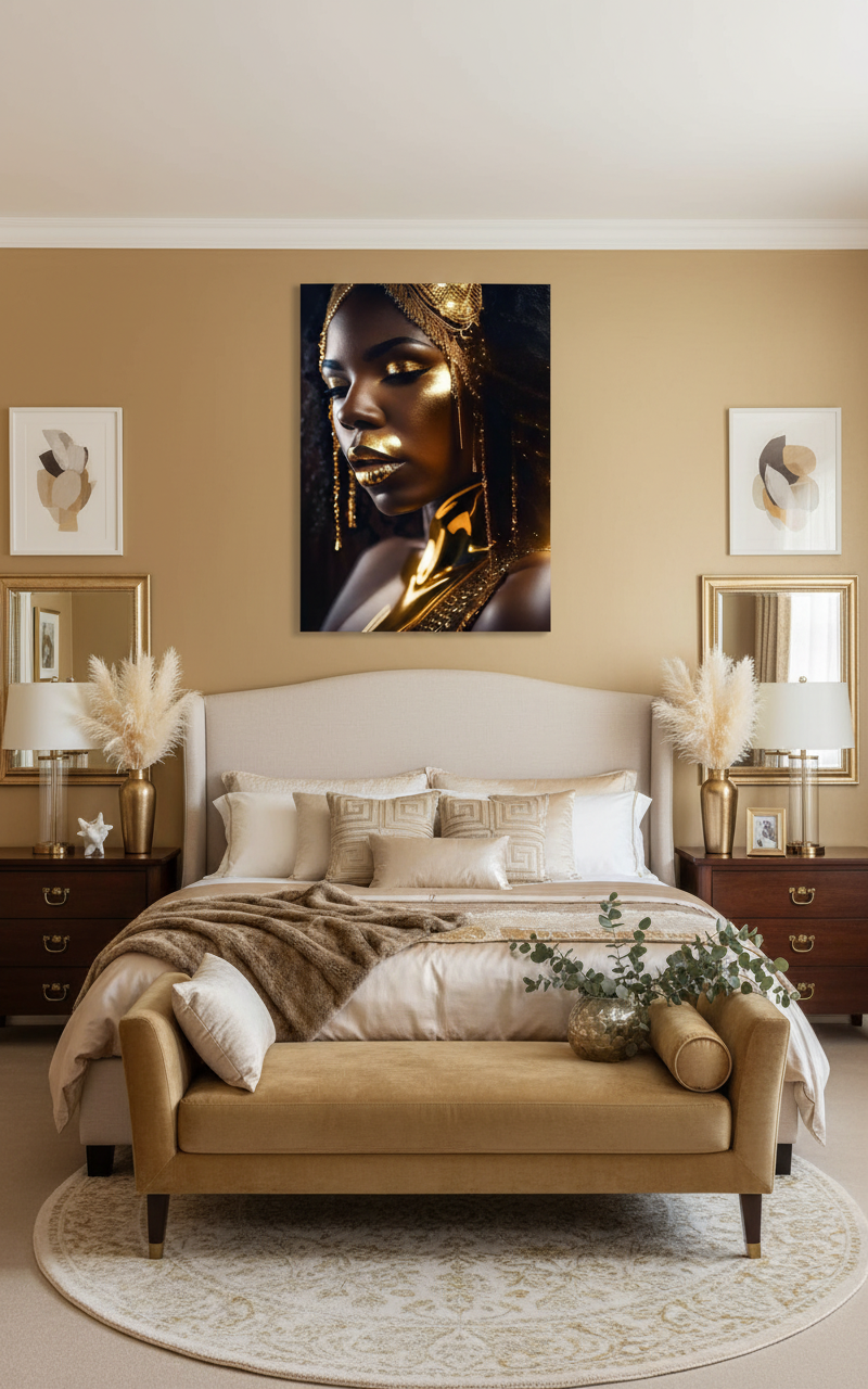 Canvas Bedroom Mockup