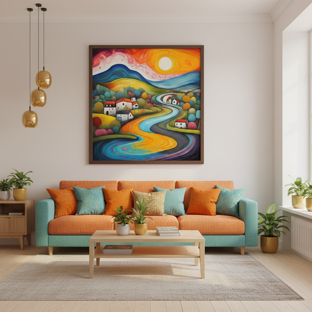 Cheerful Living Room