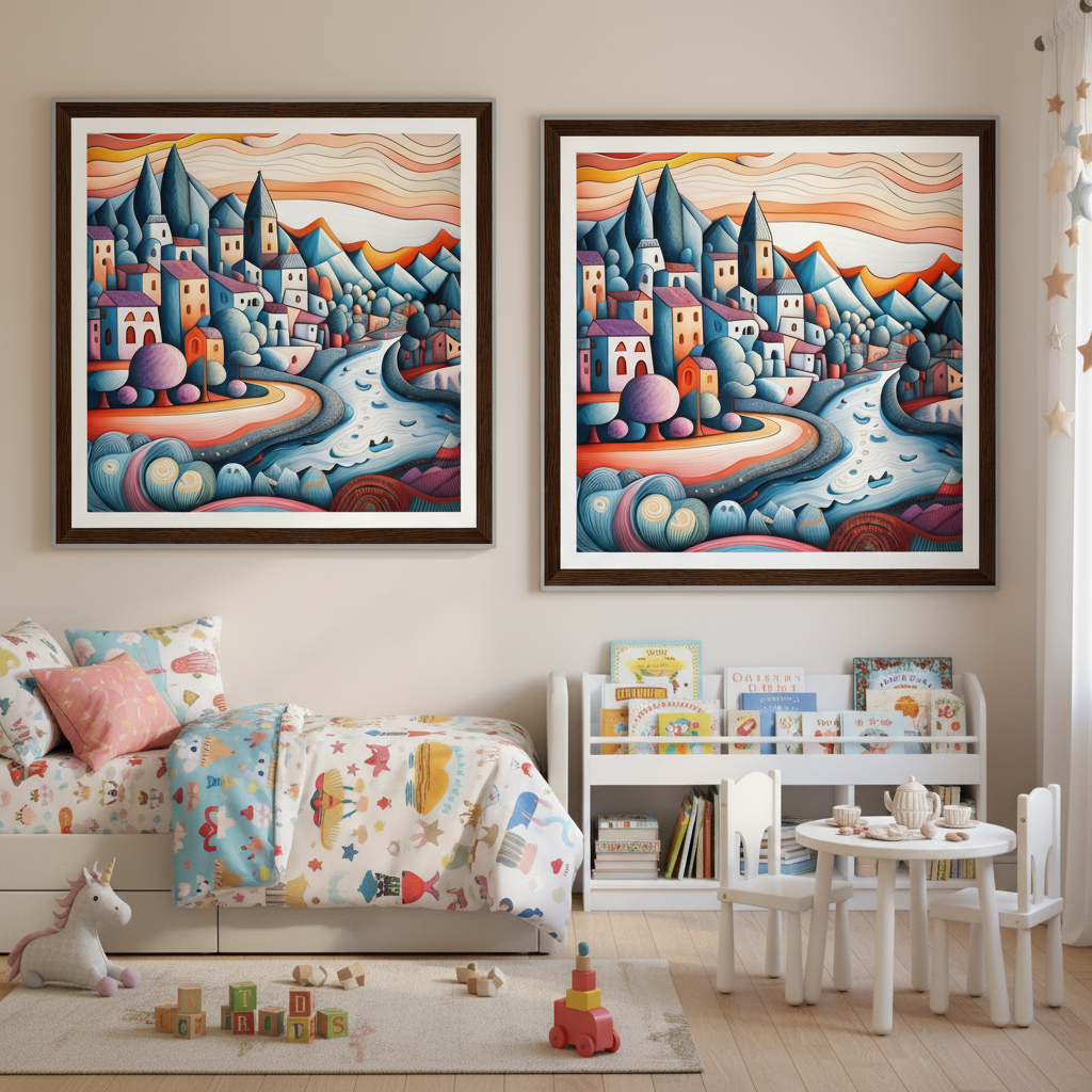 Children's Bedroom Mockup