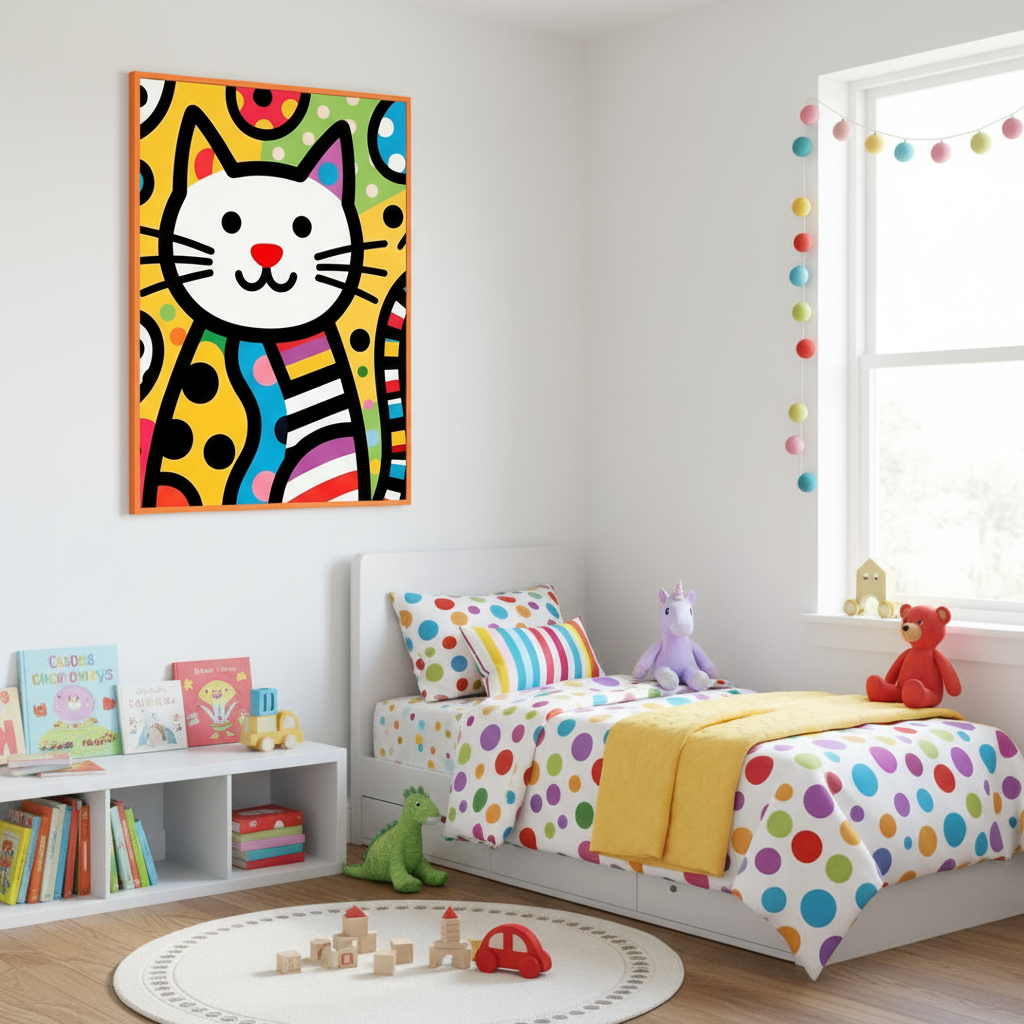 Children's Bedroom Mockup