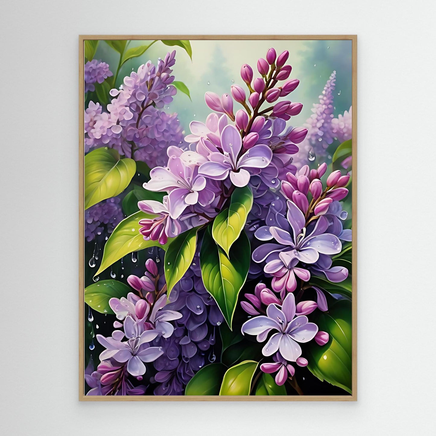 VIBRANT DEW-KISSED LILACS