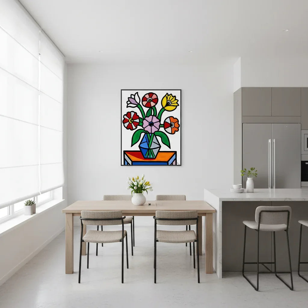 Geometric Flower Bouquet - Esmonbijouart 