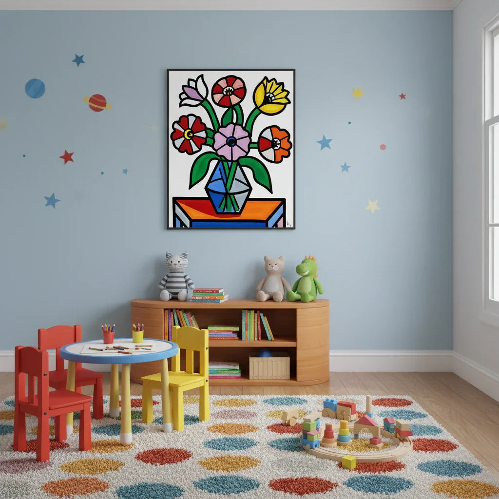 Geometric Flower Bouquet - Esmonbijouart 