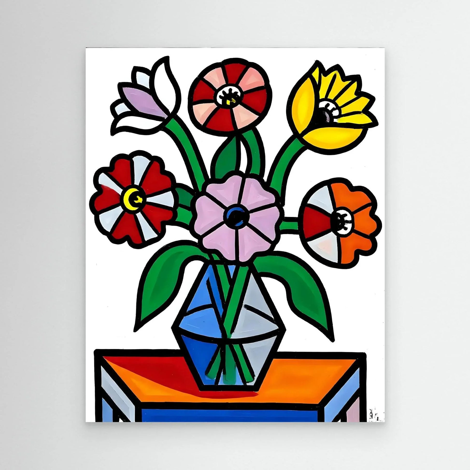 Geometric Flower Bouquet - Esmonbijouart 