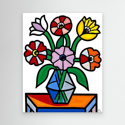 Geometric Flower Bouquet 