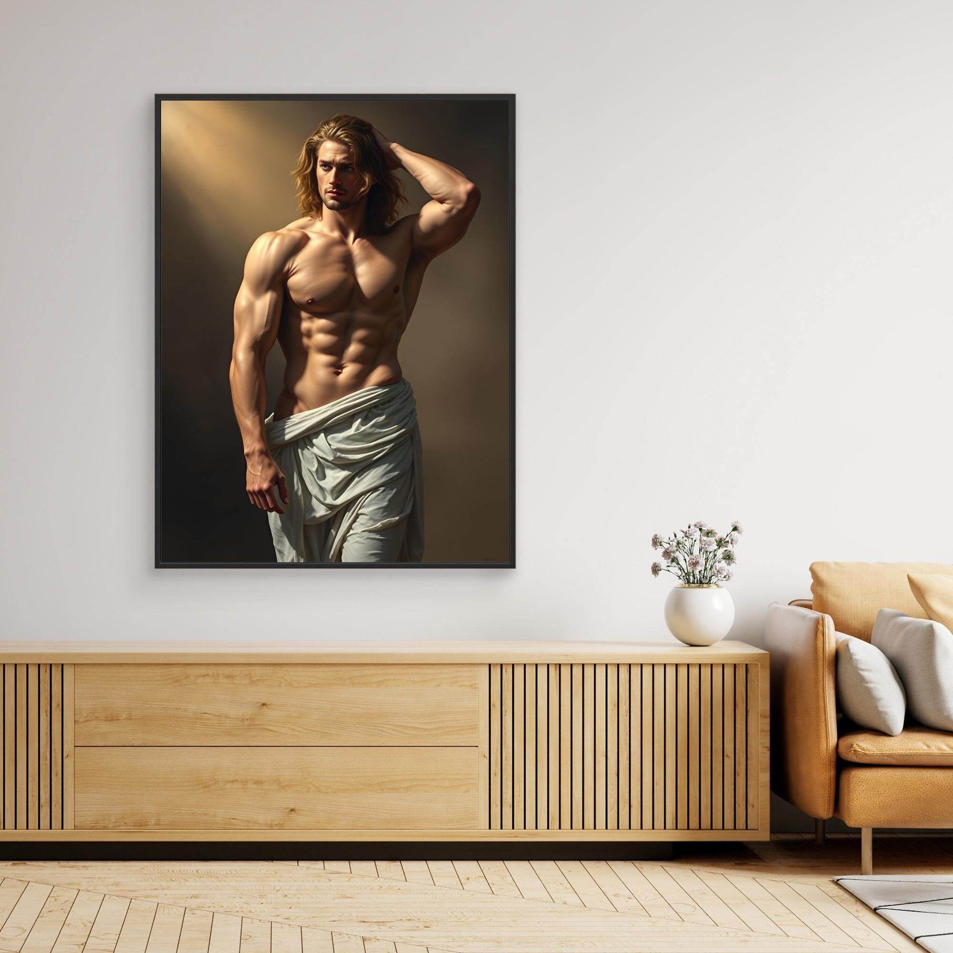 The Godform Series 4 - Classical-Realism-Divine-Masculine-Portrait - Esmonbijouart 