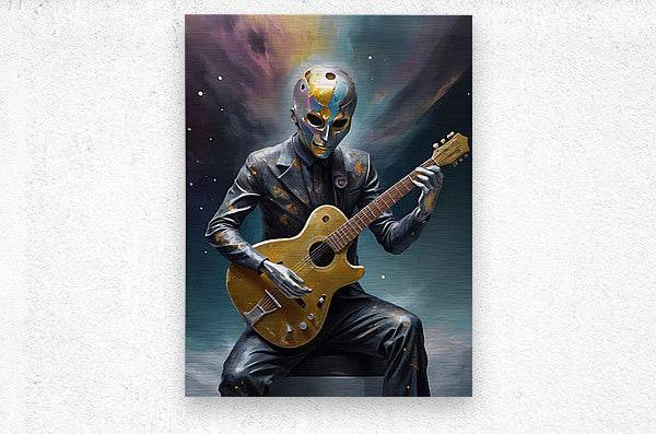 Guitar Ghost 5 - Contemporary-Dark-Fantasy-Art-Cosmic-Supernatural - Esmonbijouart 