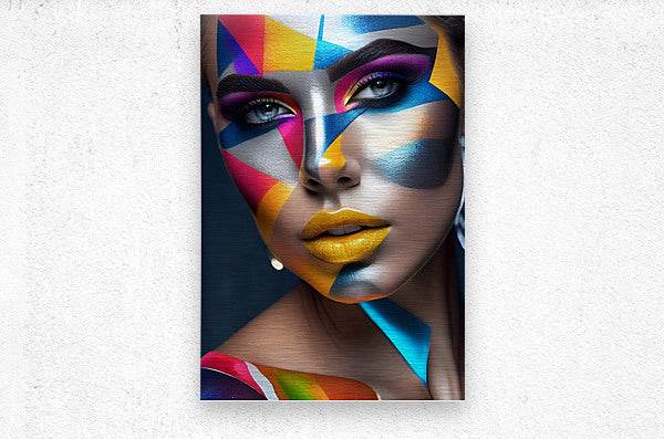 The World Of Face Art 19 - Contemporary-Digital-Art-Colorful - Esmonbijouart 
