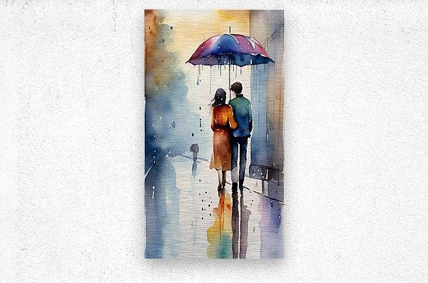 Through The Rain 5 - Watercolor-Poetic-Intimate - Esmonbijouart 