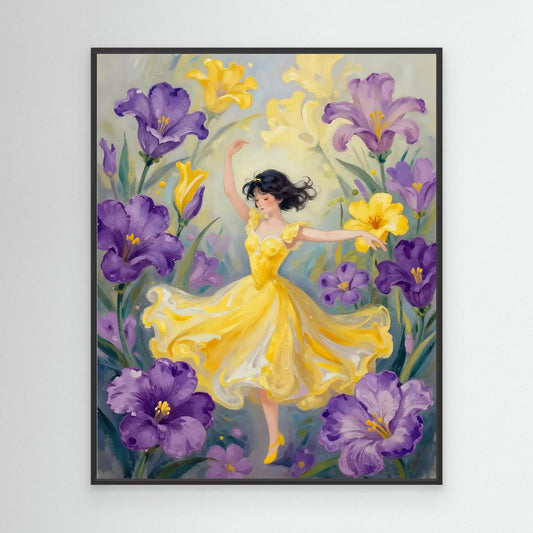 Dancer in a Field of Flowers 