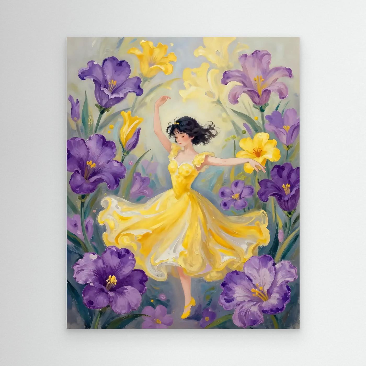 Dancer in a Field of Flowers 