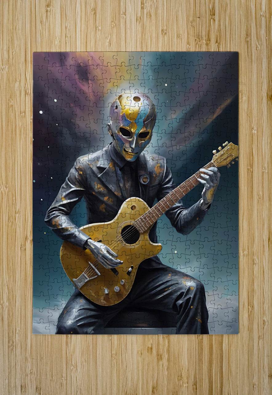 Guitar Ghost 5 - Contemporary-Dark-Fantasy-Art-Cosmic-Supernatural - Esmonbijouart 