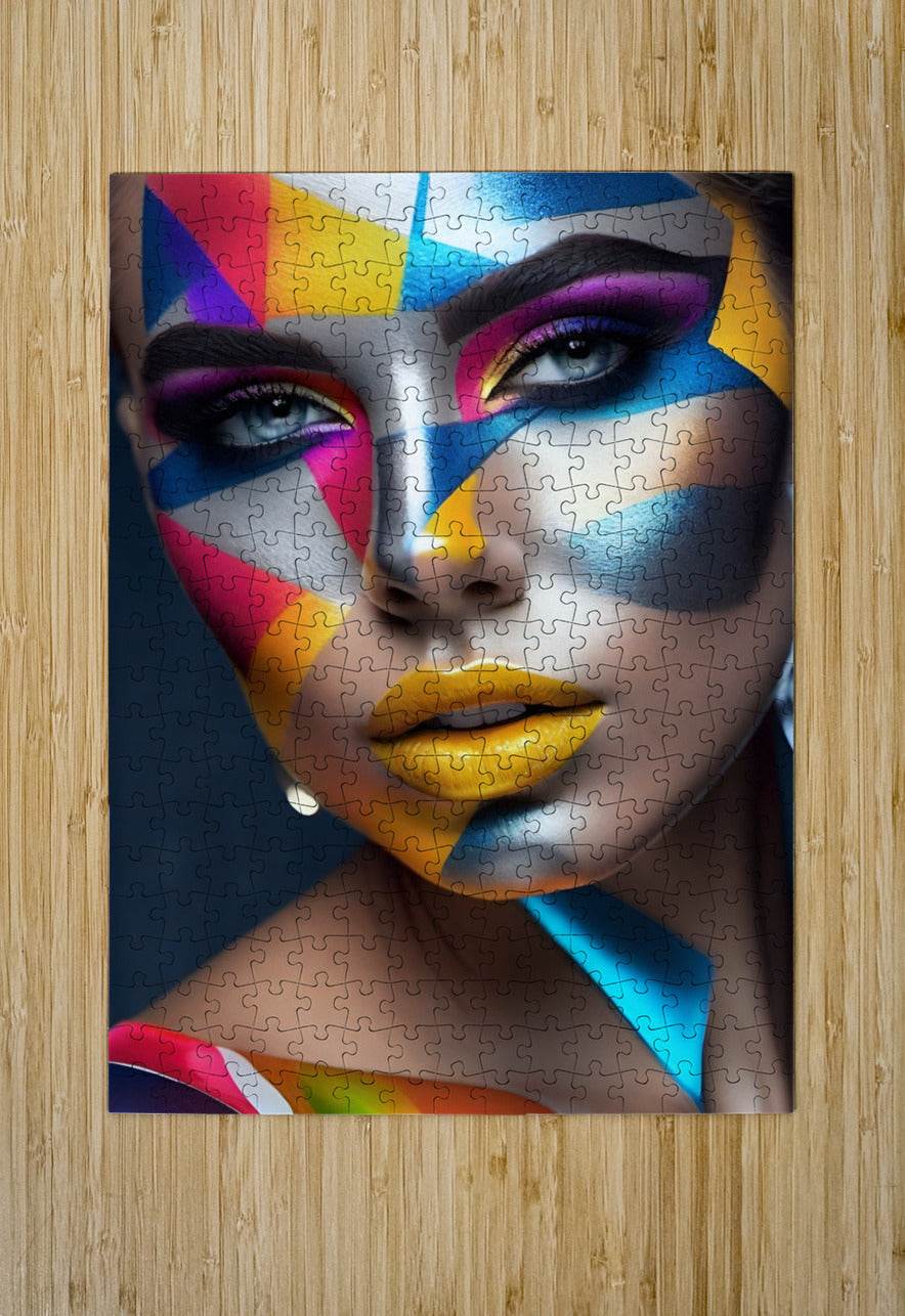 The World Of Face Art 19 - Contemporary-Digital-Art-Colorful - Esmonbijouart 