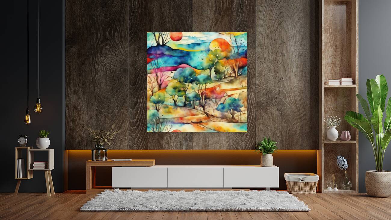 Giclée Stretched Canvas Print