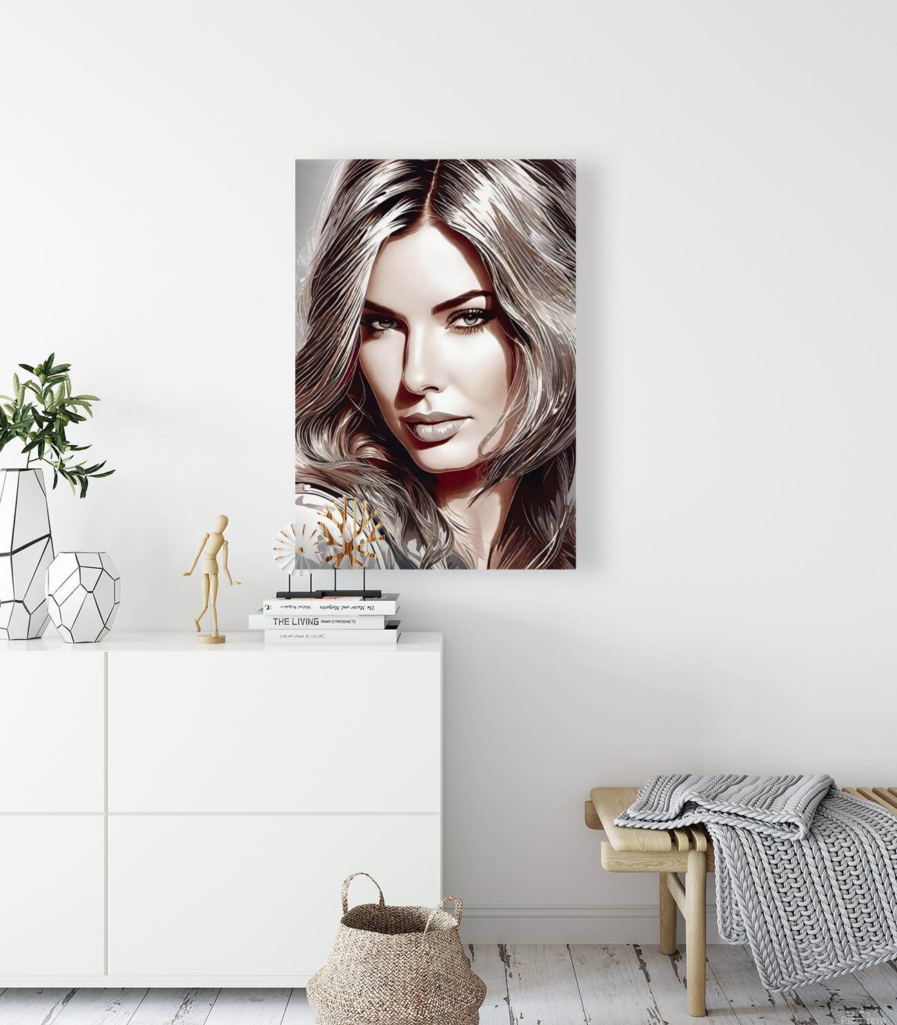 Stylish And Chic 83 - Digital-Art-Contemporary-Portrait-Elegant - Esmonbijouart 