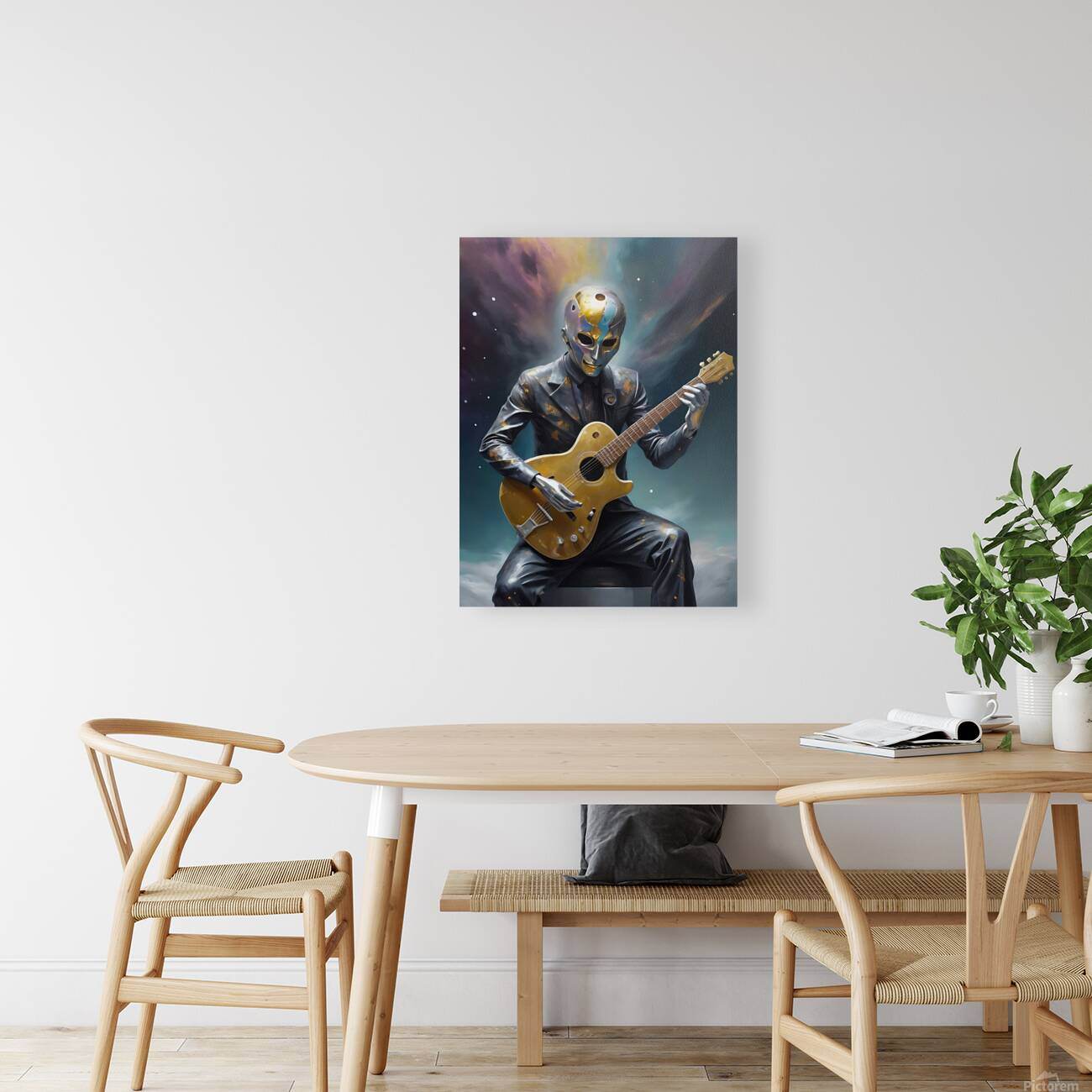 Guitar Ghost 5 - Contemporary-Dark-Fantasy-Art-Cosmic-Supernatural - Esmonbijouart 