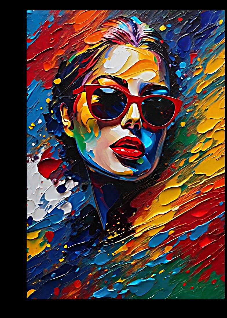 Colorful Abstract Portrait 67