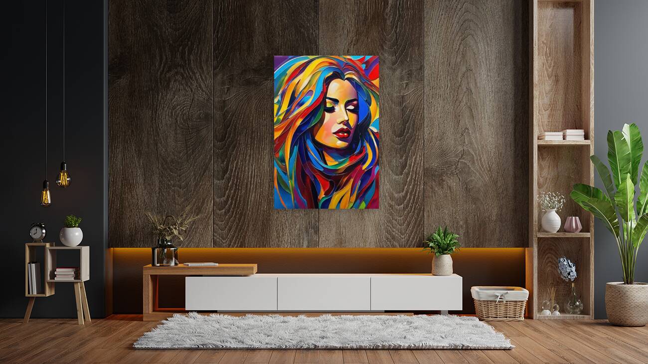 Colorful Abstract Portrait 64