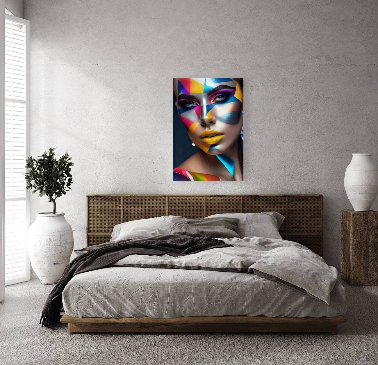 The World Of Face Art 19 - Contemporary-Digital-Art-Colorful - Esmonbijouart 