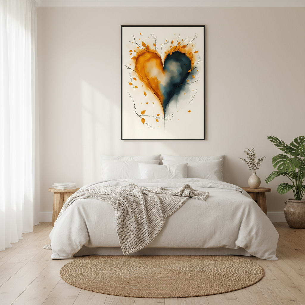 Romantic Bedroom Mockup