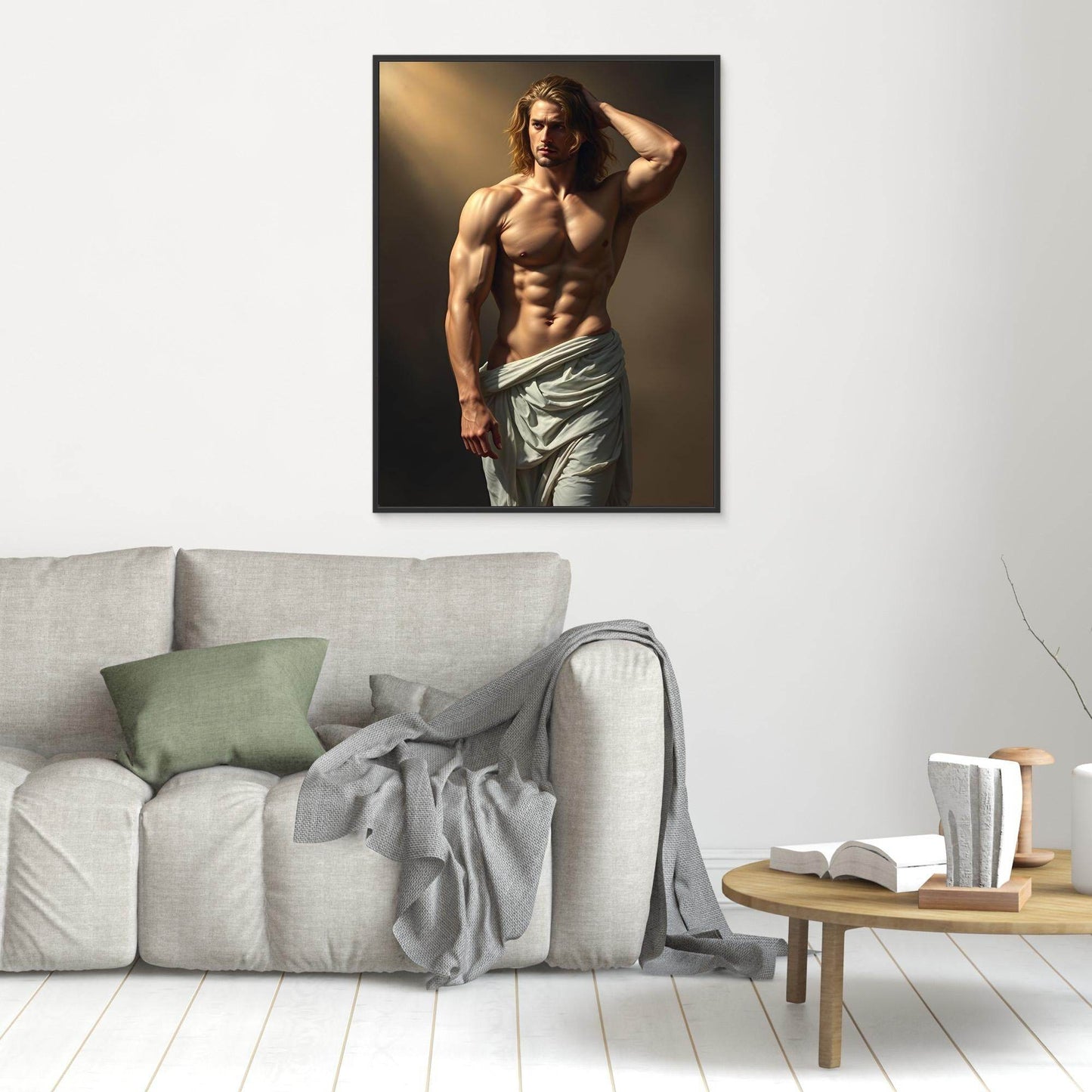 The Godform Series 4 - Classical-Realism-Divine-Masculine-Portrait - Esmonbijouart 