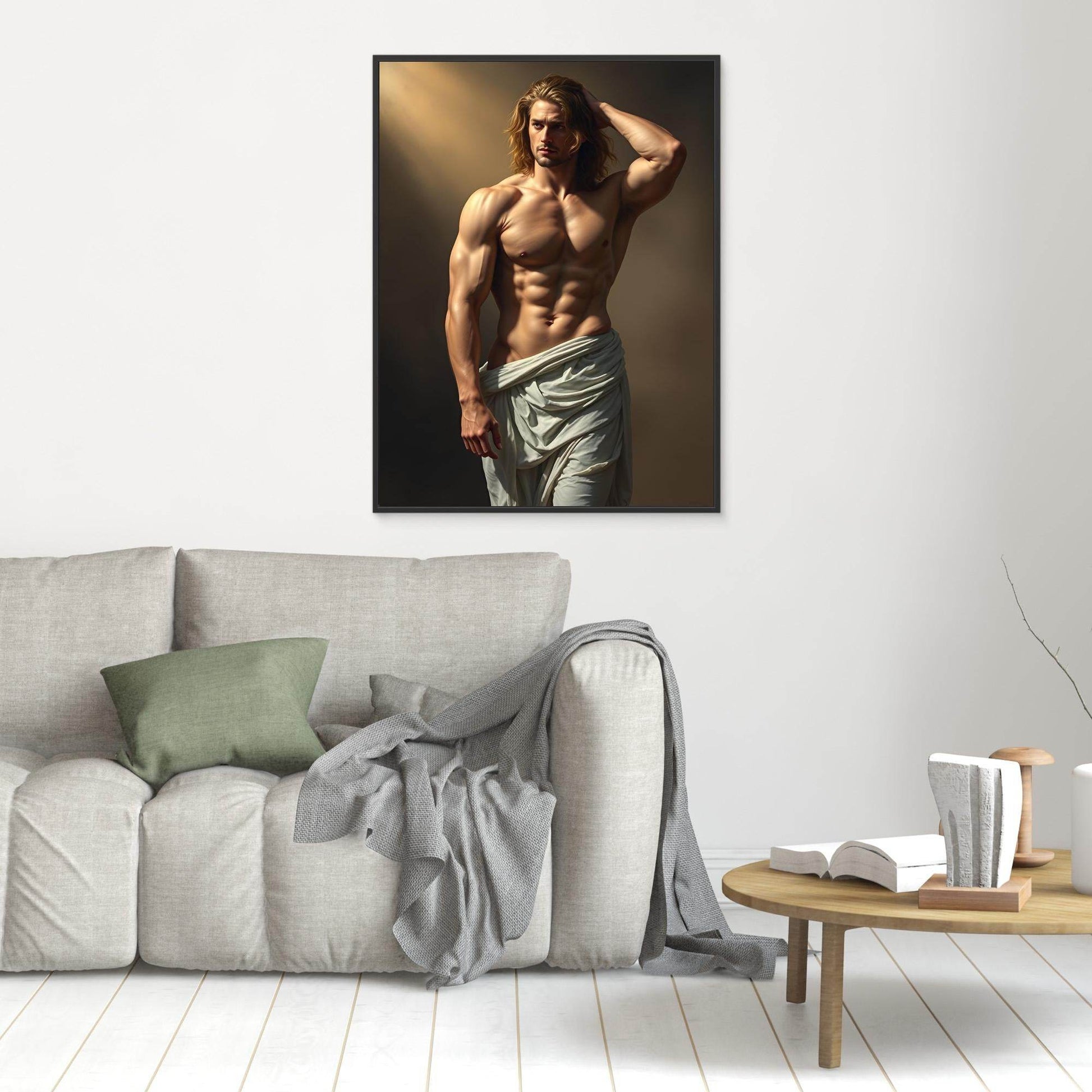 The Godform Series 4 - Classical-Realism-Divine-Masculine-Portrait - Esmonbijouart 