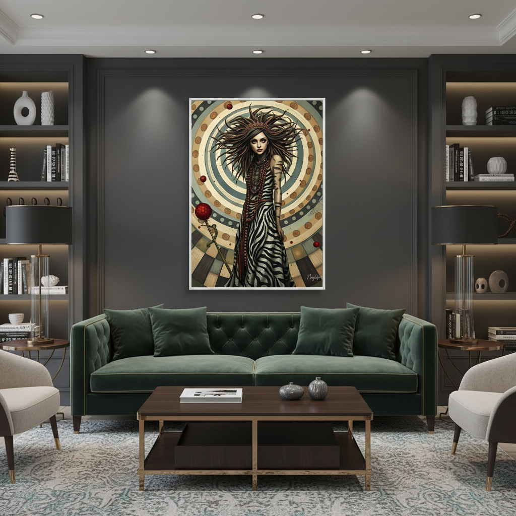 Sophisticated Living Room Mockup