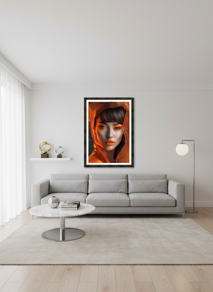 Sophisticated Living Room Mockup